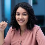 Young business woman - stock photo