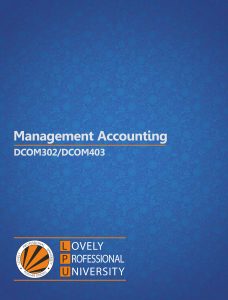 Management Accounting Book